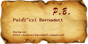 Palóczi Bernadett névjegykártya